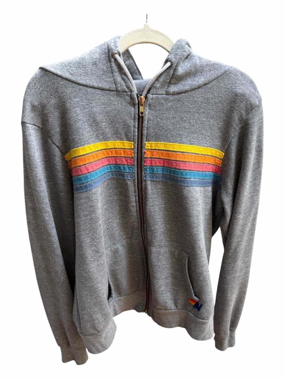 Aviator Nation Heather Gray Pullover Hoodie